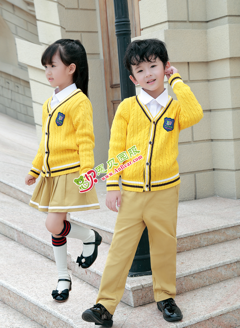 毛衣三件套N30294AB幼儿园秋冬园服礼服