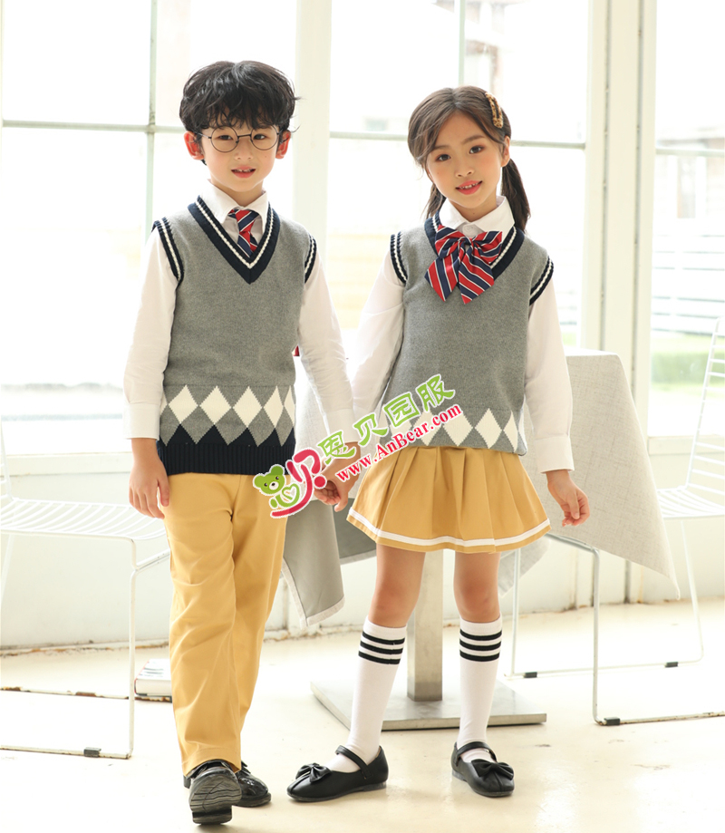 N80351AB幼儿园秋冬园服礼服-2019新款园服|2020春季新款校服