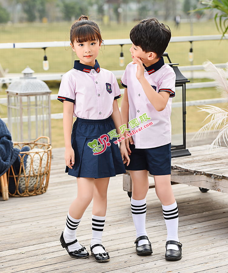 N10432AB幼儿园礼服款式-2021夏季新款园服|2021英伦风校服