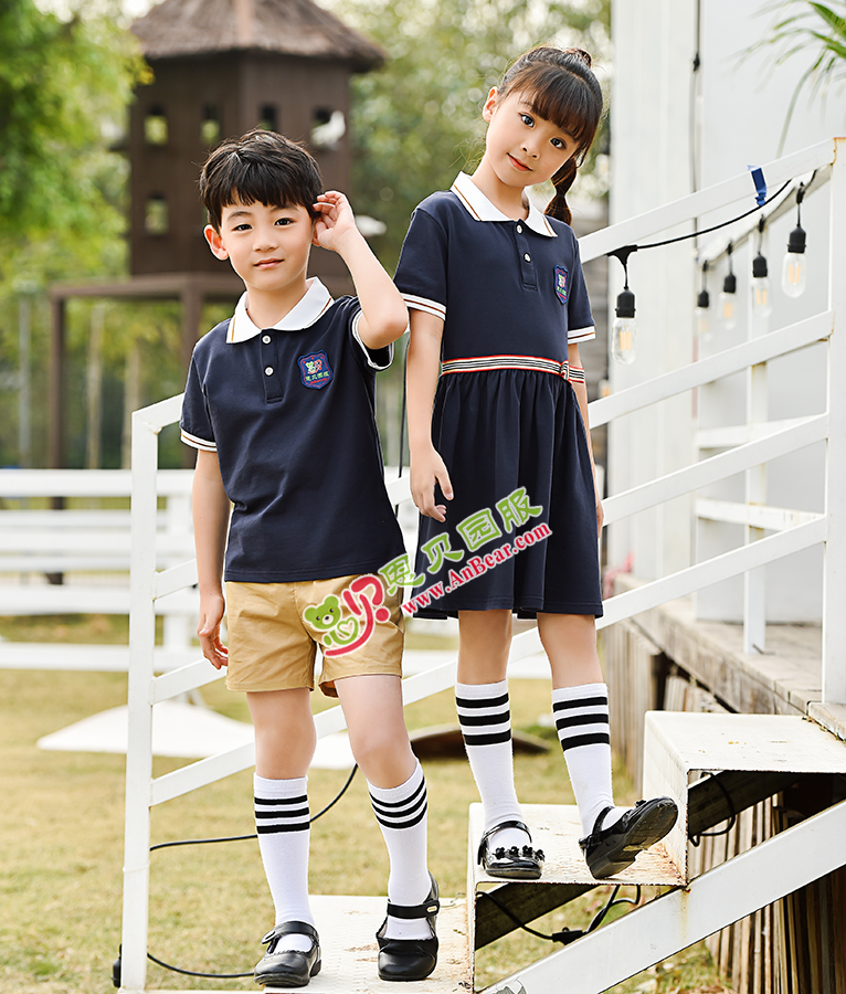 N10434AB连衣裙幼儿园夏季园服-2021夏季新款园服|2021英伦风校服