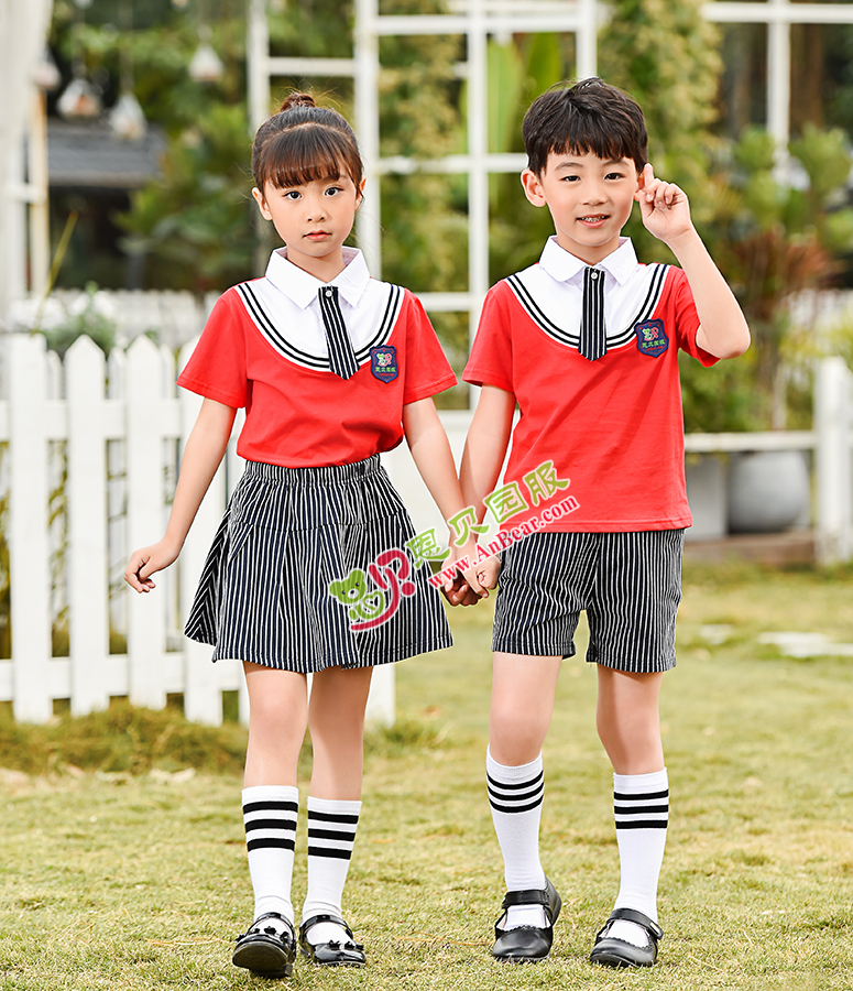 N10441AB幼儿园夏季园服-2021夏季新款园服|2021英伦风校服