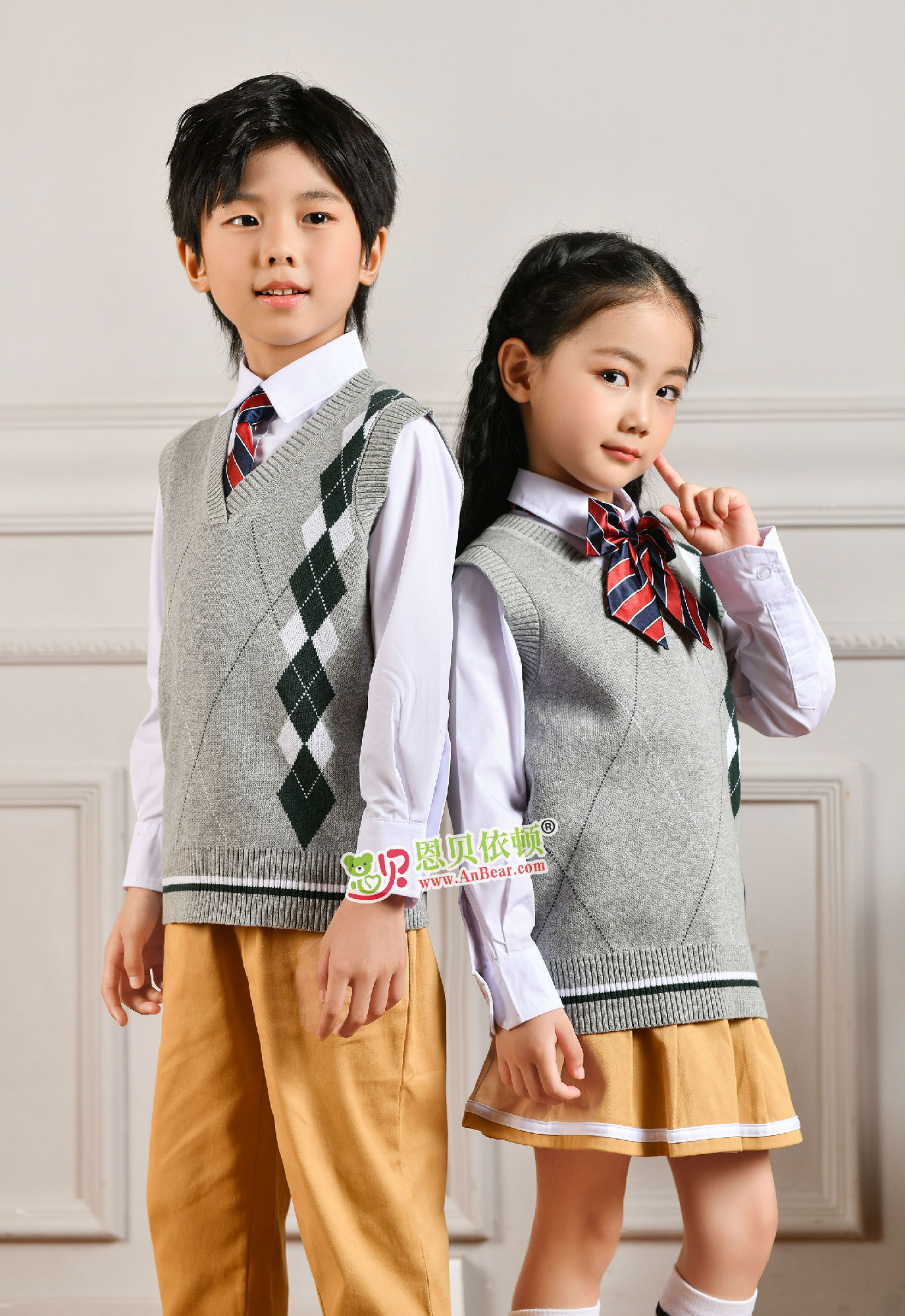 N80590幼儿园春秋园服2023-2024春秋季新款园服|校服定制源头厂