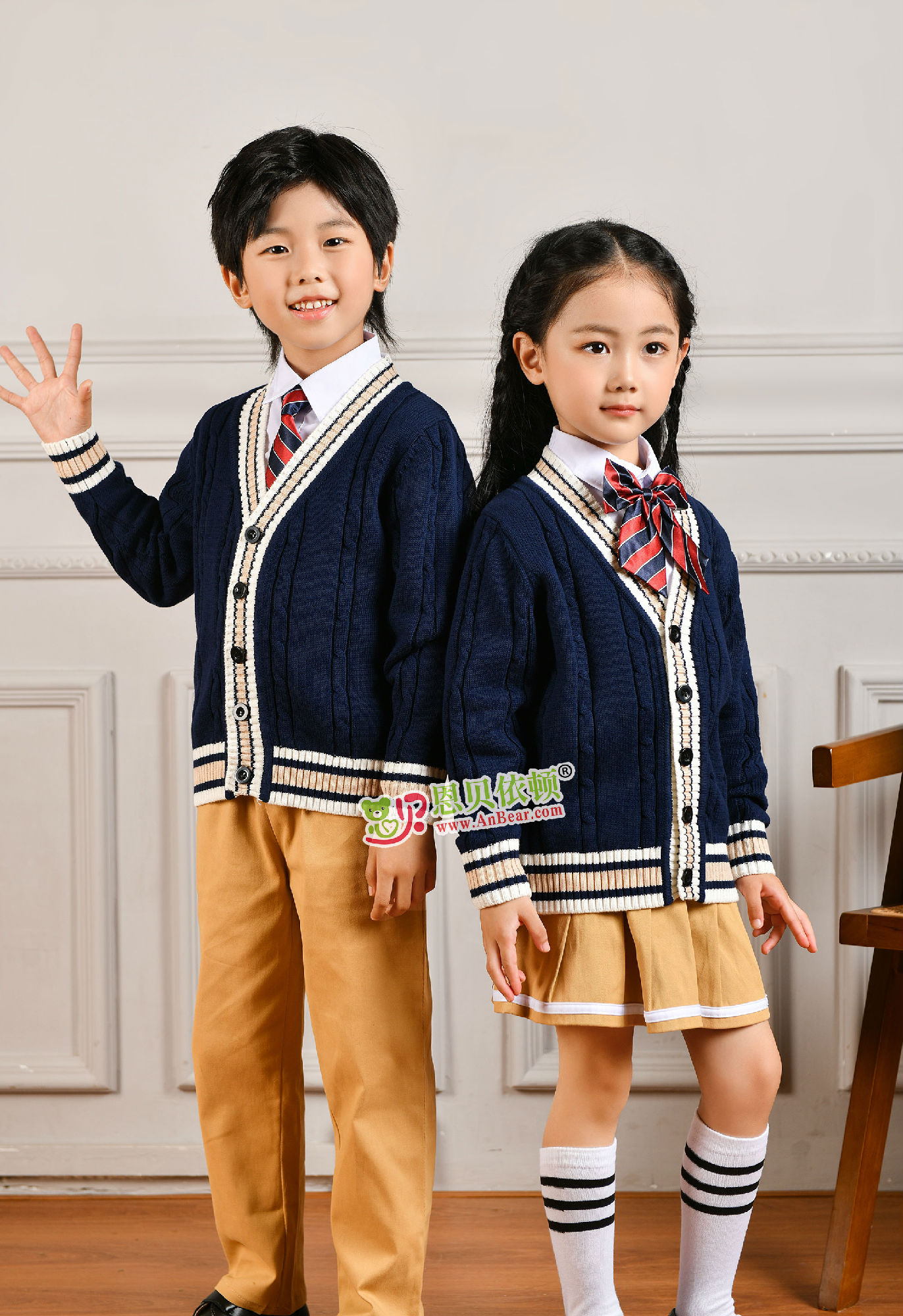N80951幼儿园春秋园服2023-2024春秋季新款园服|校服定制源头厂