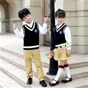 毛衣三件套N30290AB幼儿园秋冬园服礼服