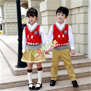 毛衣三件套N30291AB幼儿园秋冬园服礼服