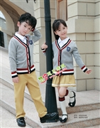 毛衣三件套N30292AB幼儿园秋冬园服礼服