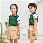 N10493AB幼儿园夏季园服-2022夏季新款园服|2022英伦风校服|恩贝依顿园服