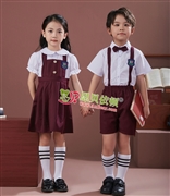 N10596AB幼儿园夏季园服-2024夏季新款园服|2024英伦风校服|恩贝依顿园服