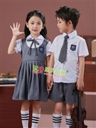 N10604AB幼儿园夏季园服-2024夏季新款园服|2024英伦风校服|恩贝依顿园服