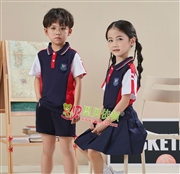 N10611AB幼儿园夏季园服-2024夏季新款园服|2024英伦风校服|恩贝依顿园服